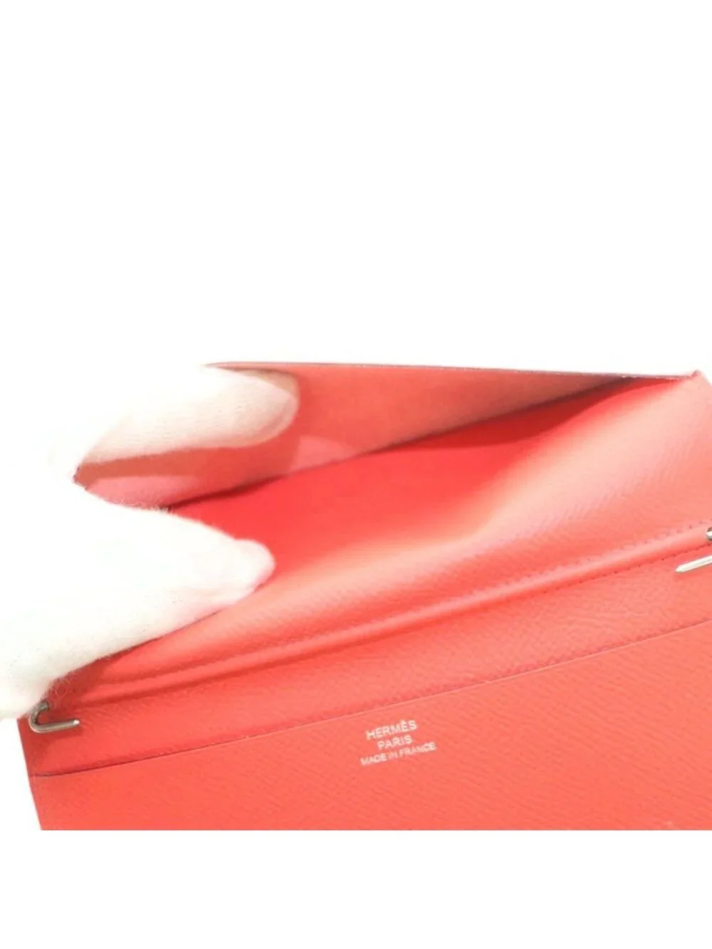 Hermes Vision Notebook Cover Leather Vermilion Red Agenda